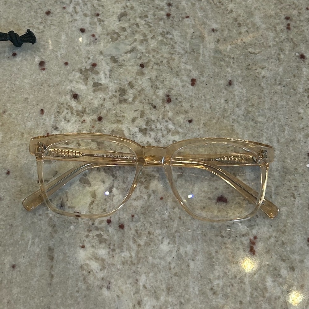 Eyebuydirect Jamie 52-18-142 C3  orange Acetate Eyeglasses  C32